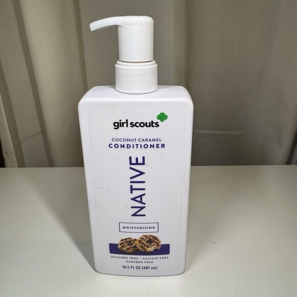 New Native Girl Scouts Moisturizing Conditioner Coconut Caramel 16.5 oz - Picture 1 of 4